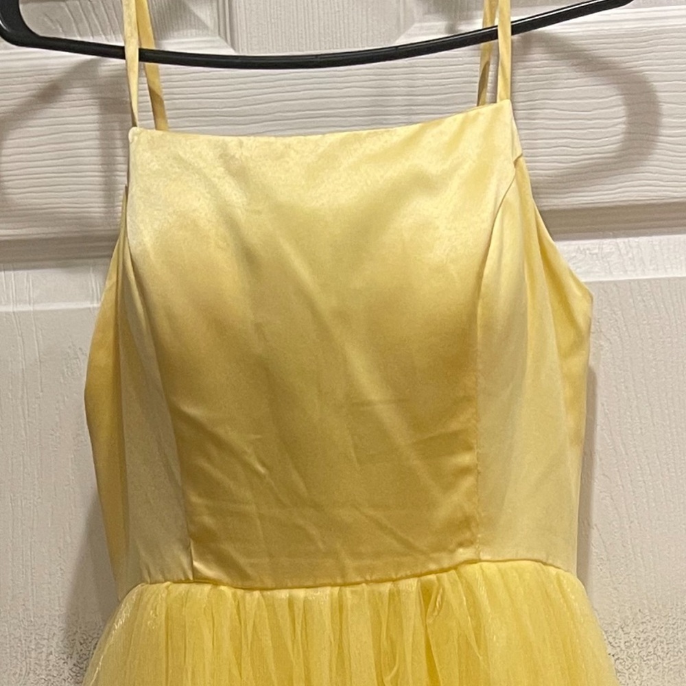 Elegant Yellow Dress